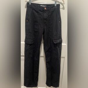 Zara Women's Black Cargo Pants